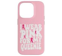 Je Porte du Rose pour Les Enfants de My Queenie Breast Cancer Awareness Coque pour iPhone 14 Pro