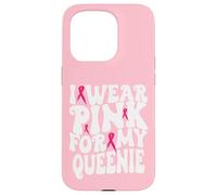 Je Porte du Rose pour Les Enfants de My Queenie Breast Cancer Awareness Coque pour iPhone 15 Pro