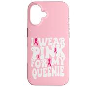 Je Porte du Rose pour Les Enfants de My Queenie Breast Cancer Awareness Coque pour iPhone 16