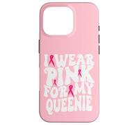 Je Porte du Rose pour Les Enfants de My Queenie Breast Cancer Awareness Coque pour iPhone 16 Pro