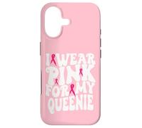 Je Porte du Rose pour Les Enfants de My Queenie Breast Cancer Awareness Coque pour iPhone 17