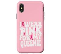 Je Porte du Rose pour Les Enfants de My Queenie Breast Cancer Awareness Coque pour iPhone X/XS