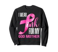 Je Porte du Rose pour ma Bonne mère en Octobre, Maman atteinte d'un Cancer du Sein Sweatshirt
