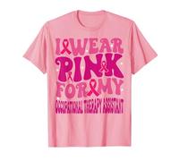 Je Porte du Rose pour Mes Enfants Assistants en ergothérapie T-Shirt