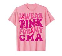 Je Porte du Rose pour Mes Enfants Assistants médicaux certifiés CMA T-Shirt