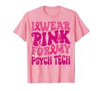 Je Porte du Rose pour Mes Enfants atteints de Cancer du Sein Psych Tech T-Shirt