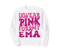 Je Porte du Rose pour Mes Enfants atteints du Cancer du Sein de l'EMA Sweatshirt