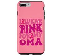Je Porte du Rose pour Mes Enfants atteints du Cancer du Sein OMA Coque pour iPhone 7 Plus/8 Plus
