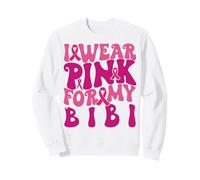 Je Porte du Rose pour Mes Enfants Bibi Qui sensibilisent au Cancer du Sein Sweatshirt