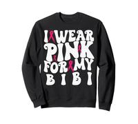 Je Porte du Rose pour Mes Enfants Bibi Qui sensibilisent au Cancer du Sein Sweatshirt