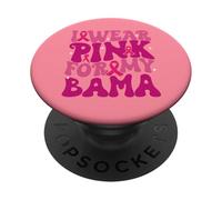 Je Porte du Rose pour Mes Enfants de Bama PopSockets PopGrip Adhésif