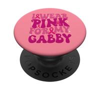 Je Porte du Rose pour Mes Enfants de Gabby PopSockets PopGrip Adhésif
