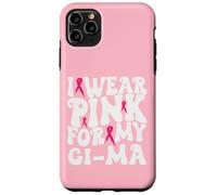 Je Porte du Rose pour Mes Enfants de la GI-MA, Qui sensibilise au Cancer du Sein Coque pour iPhone 11 Pro Max