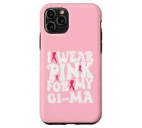 Je Porte du Rose pour Mes Enfants de la GI-MA, Qui sensibilise au Cancer du Sein Coque pour iPhone 11 Pro