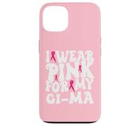 Je Porte du Rose pour Mes Enfants de la GI-MA, Qui sensibilise au Cancer du Sein Coque pour iPhone 13