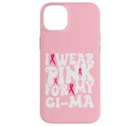 Je Porte du Rose pour Mes Enfants de la GI-MA, Qui sensibilise au Cancer du Sein Coque pour iPhone 14 Plus