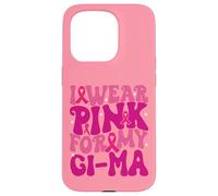 Je Porte du Rose pour Mes Enfants de la GI-MA, Qui sensibilise au Cancer du Sein Coque pour iPhone 15 Pro