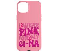 Je Porte du Rose pour Mes Enfants de la GI-MA, Qui sensibilise au Cancer du Sein Coque pour iPhone 15 Plus