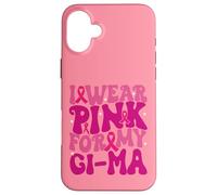 Je Porte du Rose pour Mes Enfants de la GI-MA, Qui sensibilise au Cancer du Sein Coque pour iPhone 16 Plus