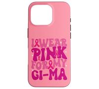 Je Porte du Rose pour Mes Enfants de la GI-MA, Qui sensibilise au Cancer du Sein Coque pour iPhone 16 Pro