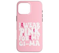 Je Porte du Rose pour Mes Enfants de la GI-MA, Qui sensibilise au Cancer du Sein Coque pour iPhone 16 Pro Max