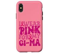 Je Porte du Rose pour Mes Enfants de la GI-MA, Qui sensibilise au Cancer du Sein Coque pour iPhone X/XS