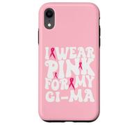 Je Porte du Rose pour Mes Enfants de la GI-MA, Qui sensibilise au Cancer du Sein Coque pour iPhone XR