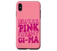 Je Porte du Rose pour Mes Enfants de la GI-MA, Qui sensibilise au Cancer du Sein Coque pour iPhone XS Max
