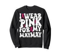 Je Porte du Rose pour Mes Enfants de Maymay, Qui sont sensibilisés au Cancer du Sein Sweatshirt