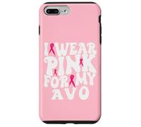 Je Porte du Rose pour Mes Enfants de Sensibilisation au Cancer du Sein AVO Coque pour iPhone 7 Plus/8 Plus