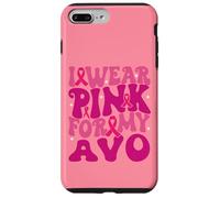 Je Porte du Rose pour Mes Enfants de Sensibilisation au Cancer du Sein AVO Coque pour iPhone 7 Plus/8 Plus