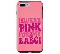 Je Porte du Rose pour Mes Enfants de Sensibilisation au Cancer du Sein Coque pour iPhone 7 Plus/8 Plus