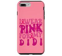 Je Porte du Rose pour Mes Enfants de Sensibilisation au Cancer du Sein Didi Coque pour iPhone 7 Plus/8 Plus