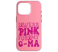 Je Porte du Rose pour Mes Enfants G-ma, Qui sont sensibilisés au Cancer du Sein Coque pour iPhone 16 Pro