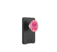 Je Porte du Rose pour Mes Enfants G-ma, Qui sont sensibilisés au Cancer du Sein PopSockets PopWallet pour MagSafe