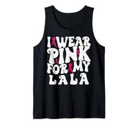 Je Porte du Rose pour Mes Enfants Lala, Une Marque de Sensibilisation au Cancer du Sein Débardeur