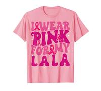 Je Porte du Rose pour Mes Enfants Lala, Une Marque de Sensibilisation au Cancer du Sein T-Shirt