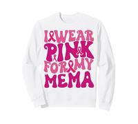 Je Porte du Rose pour Mes Enfants, Mema, Lutte Contre Le Cancer du Sein Sweatshirt