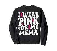Je Porte du Rose pour Mes Enfants, Mema, Lutte Contre Le Cancer du Sein Sweatshirt