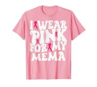Je Porte du Rose pour Mes Enfants, Mema, Lutte Contre Le Cancer du Sein T-Shirt