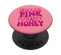 Je Porte du Rose pour Mes Enfants PopSockets PopGrip Adhésif