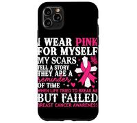 Je Porte du Rose pour Moi Mes Cicatrices racontent Une Histoire, Elles sont Un Remi Coque pour iPhone 11 Pro Max