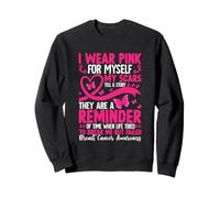 Je Porte du Rose pour Moi Mes Cicatrices racontent Une Histoire Sweatshirt