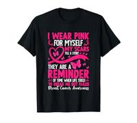 Je Porte du Rose pour Moi Mes Cicatrices racontent Une Histoire T-Shirt
