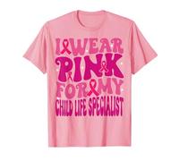 Je Porte du Rose pour Mon Enfant, spécialiste de la Vie pour Les Enfants et Les Filles T-Shirt