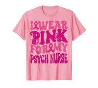 Je Porte du Rose pour Mon infirmière psychiatrique, Sensibilisation au Cancer du Sein T-Shirt