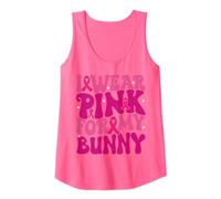 Je Porte du Rose pour Mon Lapin, Sensibilisation au Cancer du Sein pour Les Enfants Débardeur