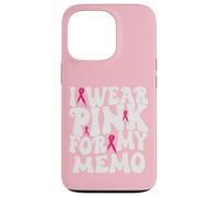 Je Porte du Rose pour Mon mémo de Sensibilisation au Cancer du Sein pour Les Enfants Coque pour iPhone 13 Pro