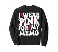 Je Porte du Rose pour Mon mémo de Sensibilisation au Cancer du Sein pour Les Enfants Sweatshirt