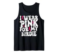 Je Porte du Rose pour Mon Oiseau de Sensibilisation au Cancer du Sein Débardeur
